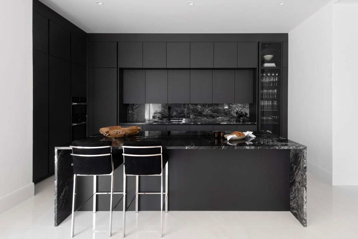 SLS Graphite Grey Kitchen, Jumeirah Golf Estates | SieMatic UAE