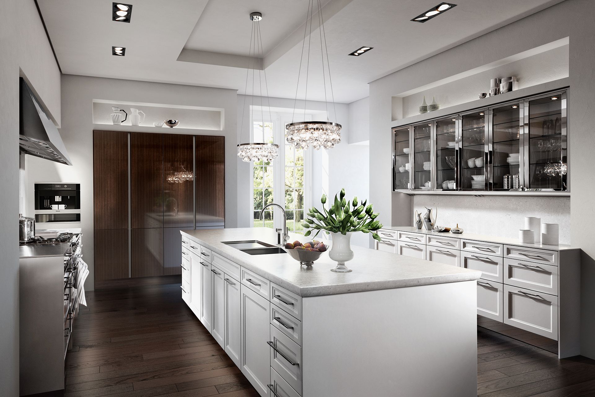 S2 Lotus White Classic Kitchen Design