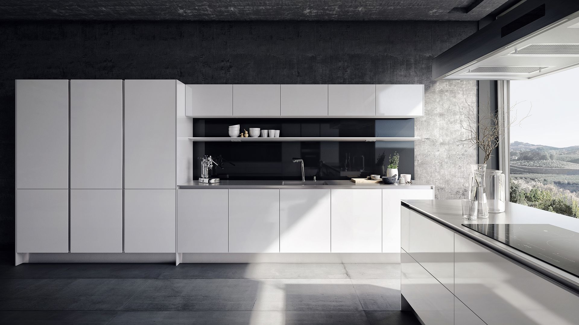 S2 Lotus White Kitchen Pure